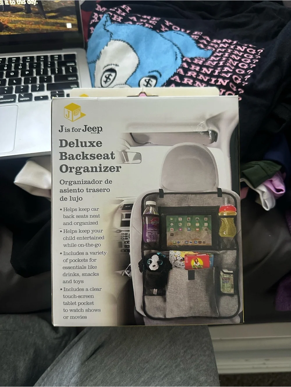 Deluxe Backseat Organizer y- Gray